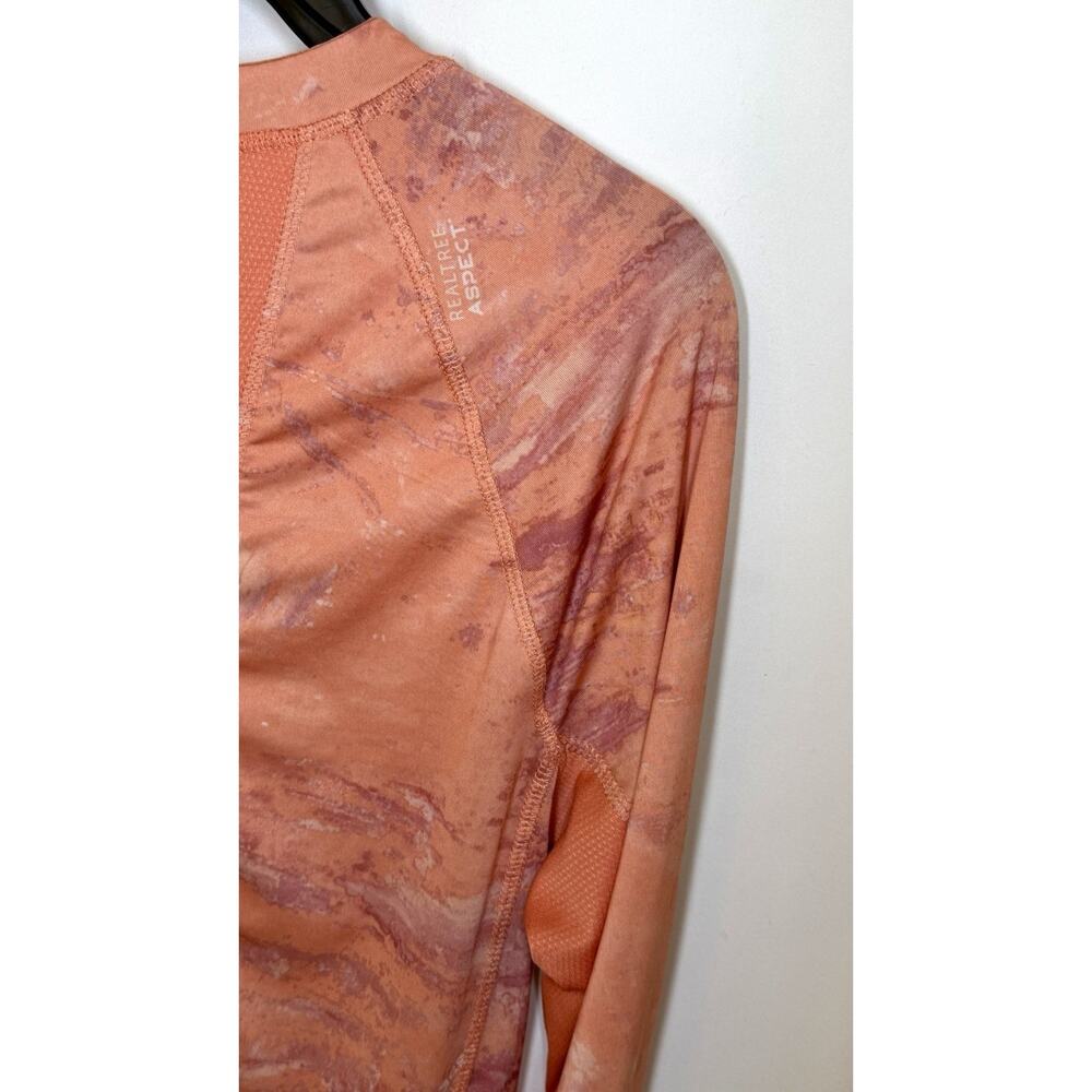 REALTREE Fishing Fishing Shirt w/ Thumb Holes & Split Sides, Women’s Size Medium - Picture 6 of 6